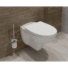 Комплект подвесной унитаз VITRA NORMUS, система инсталляции VITRA V12, кнопка LOOP O матовый хром, сиденье стандарт 9773B003-7203
